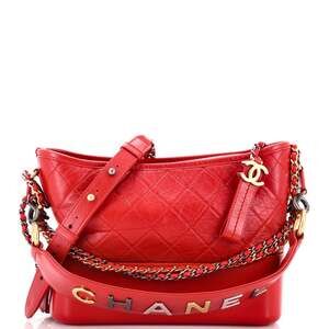 Chanel Gabrielle Hobo With Logo Handle #240058C35B
